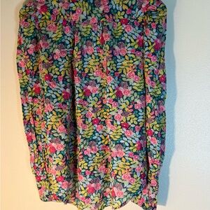 Sundance Floral Blouse - Pink, Yellow, Blue